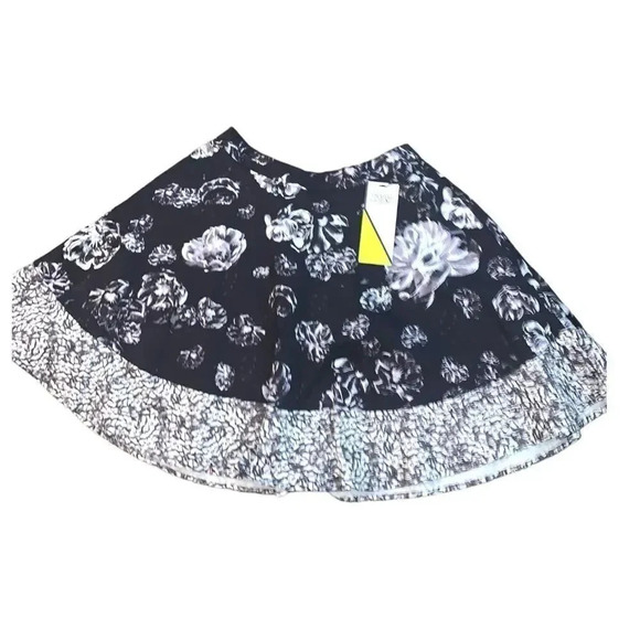 PRABAL GURUNG BLACK AND WHITE MEET THE PARENTS SKIRT - Picture 4 of 4